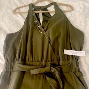 VENUS Olive Green Jumpsuit